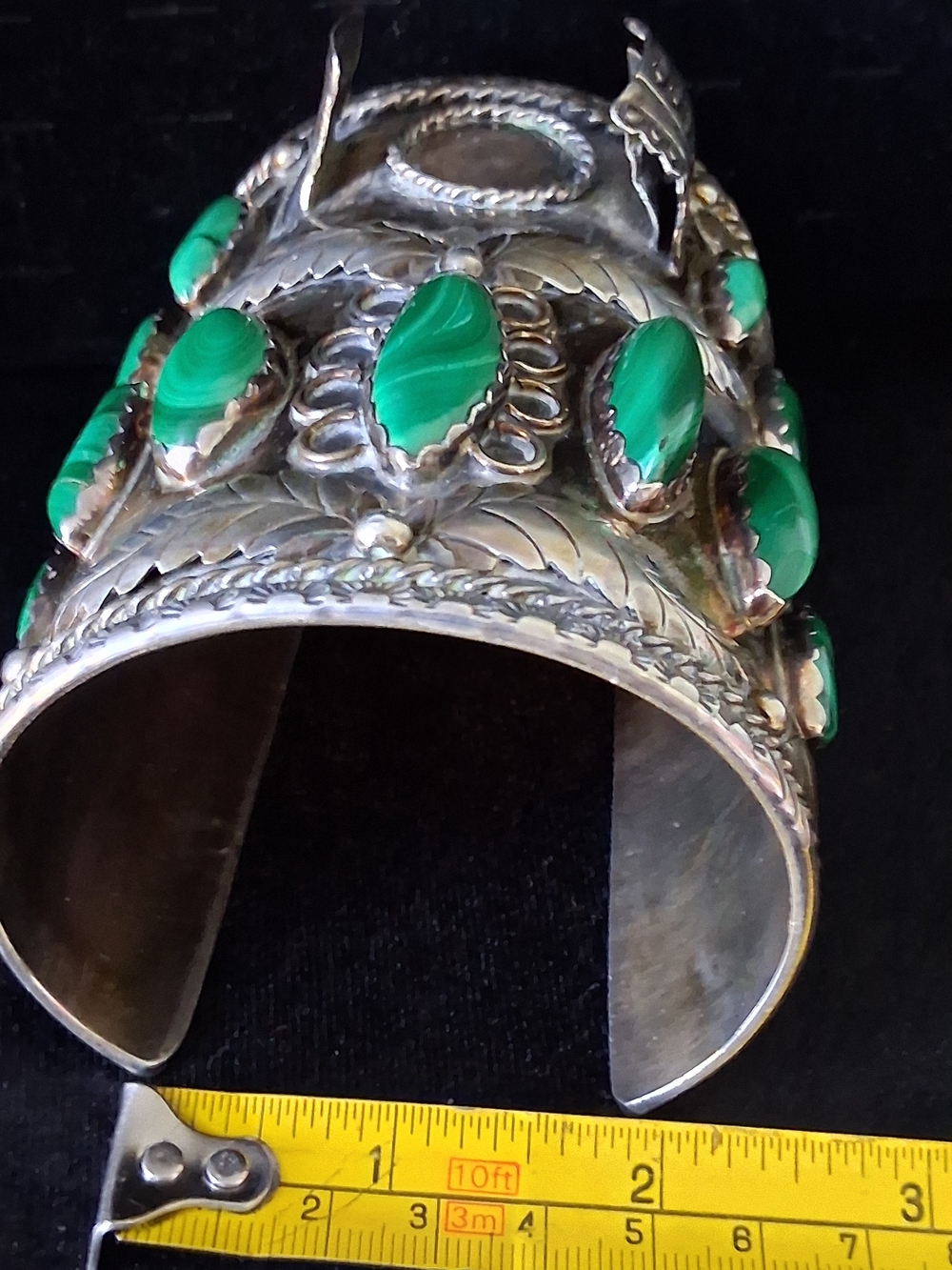 Native American Sterling Silver Watch Cuff Bracelet Vintage Jewelry Men's Unisex - Picture 7 of 17